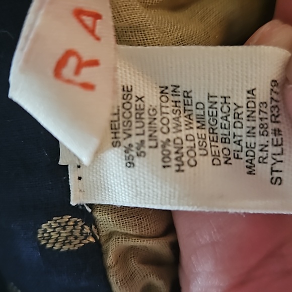 *NWT* RAGA Metallic Print Maxi Dress - Picture 12 of 15